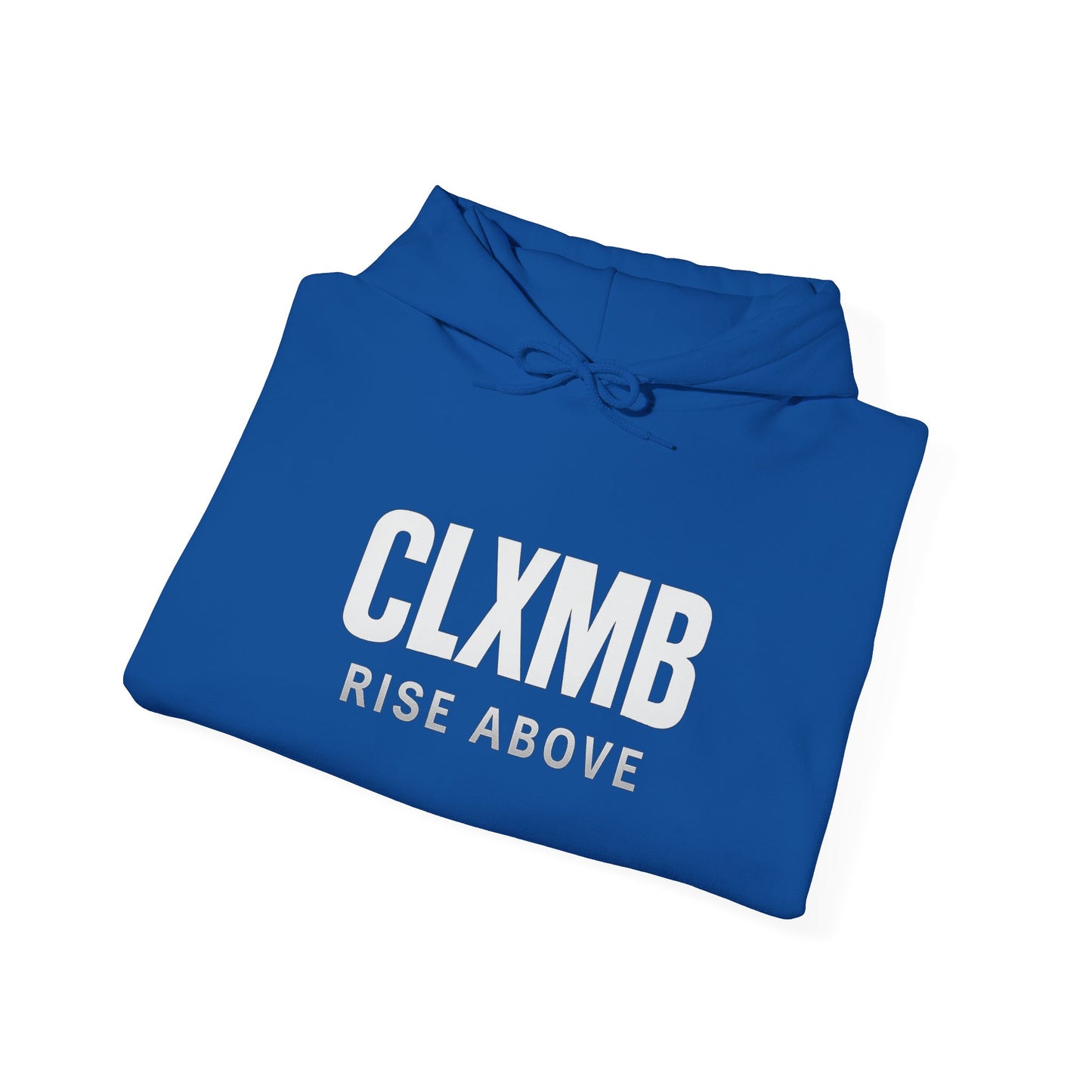 Unisex Inspirational Hoodie for All Seasons, Unisex Sweatshirt, CLXMB RISE ABOVE