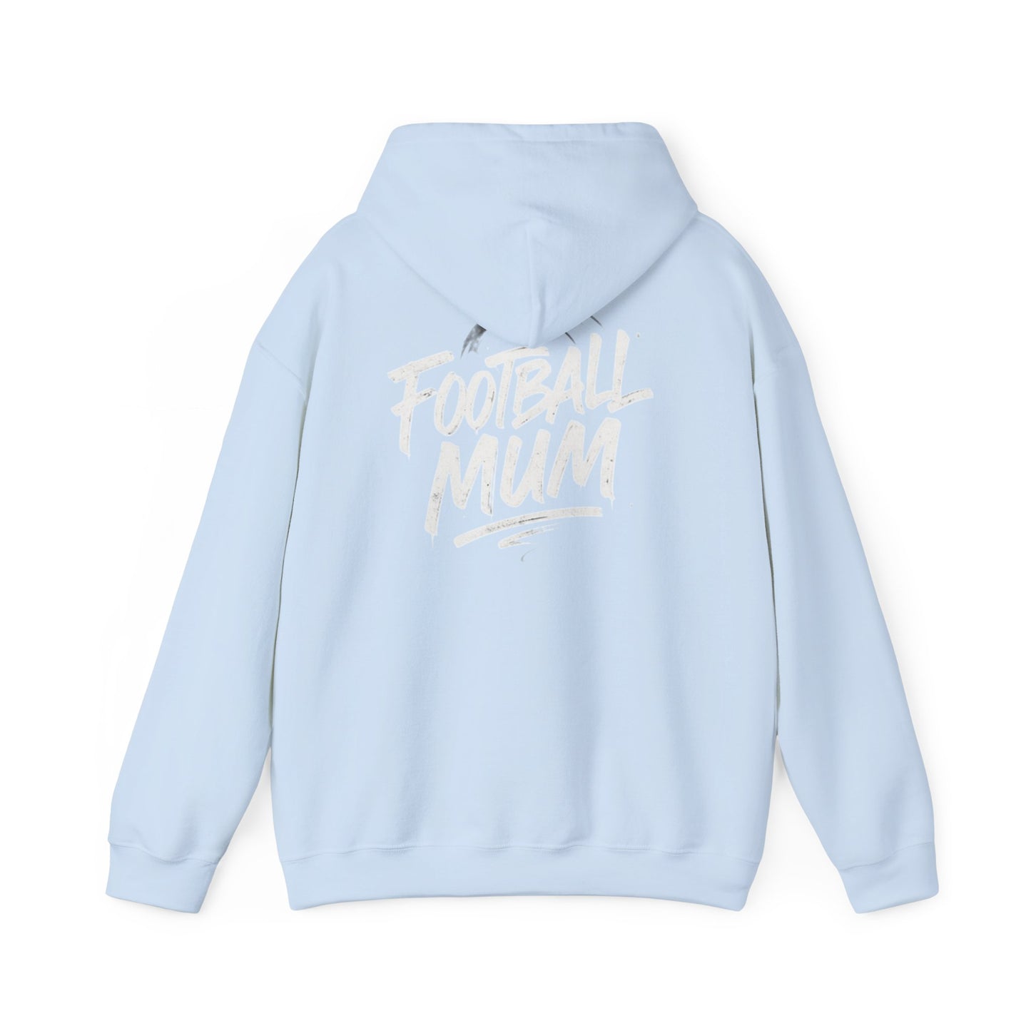 Football Mum Hooded Sweatshirt - RISE ABOVE - Unisex Hoodie for Sports Moms, Gifts for Football Fans, Casual Wear