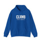 Unisex Inspirational Hoodie for All Seasons, Unisex Sweatshirt, CLXMB RISE ABOVE